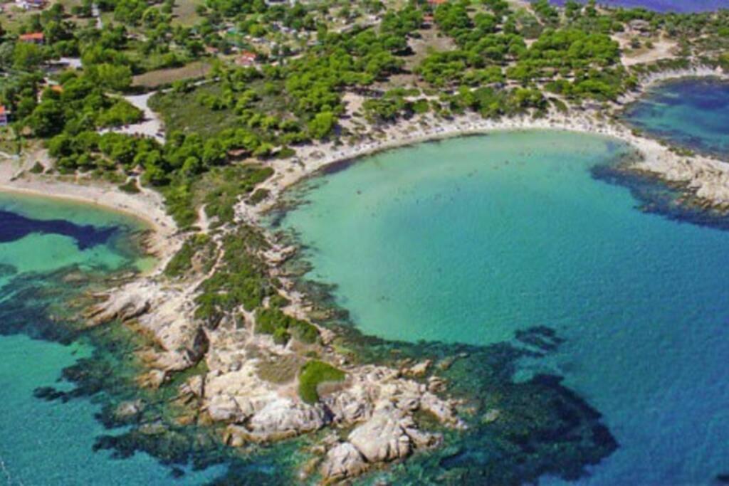 K-Home Villa, Your Enchanting Getaway Pefkochori Exteriör bild