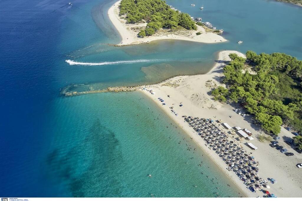 K-Home Villa, Your Enchanting Getaway Pefkochori Exteriör bild