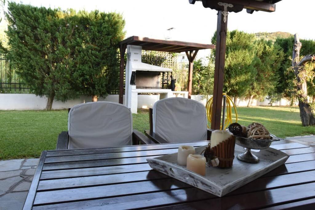 K-Home Villa, Your Enchanting Getaway Pefkochori Exteriör bild